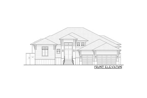 Southern Transitional House Plan with Pool Concept - 65636BS ...