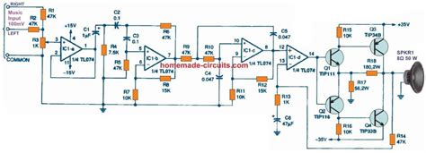 Passive Subwoofer Crossover Circuit Diagram » Wiring Diagram