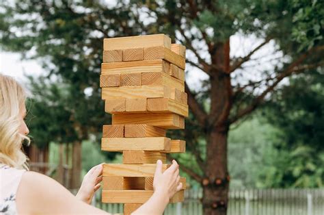 6 Best Giant Jenga Sets For Your Yard 2023 Ultimate Outdoor Game