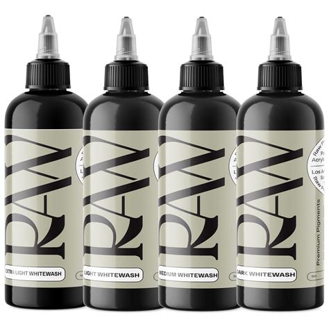 WHITE WASH SET TATTOO INKS & PIGMENTS – Raw Pigments