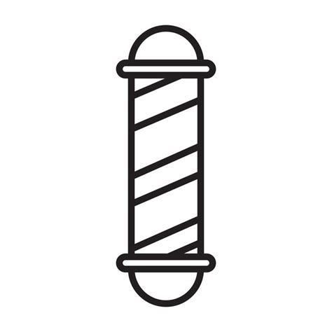 Premium Vector Barber Pole Icon Design Vector Template