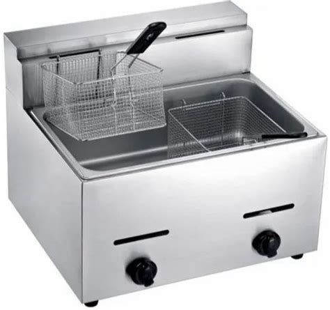 Gas Deep Fryer Double Tank, Model Name/Number: Md : 158-b, Size: 23 X 20 X 18 Inch at Rs 18500 ...