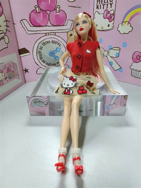 Barbie X Hello Kitty Doll Hobbies And Toys Toys And Games On Carousell