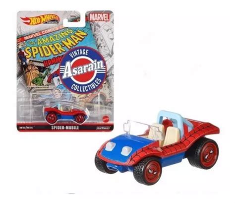 Spider Mobile Homem Aranha Marvel Retro Hot Wheels Frete Gr Tis
