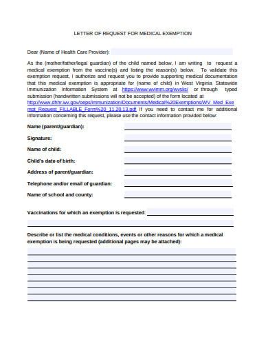 8 Medical Request Letter Templates In Pdf Doc Free And Premium Templates