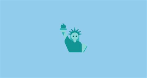 Estatua De La Libertad Emoji on Toss Face 토스페이스 1 3