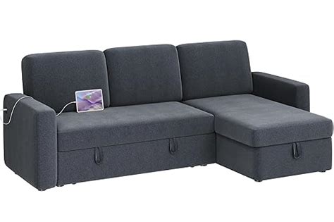 Brynn 2 Pc Sofa Chaise W Pop Up Sleeper And Storage Home And Garden Decor