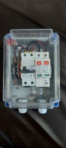 Solar DCDB 1 In 1 Out For 1 3 5 KW DC MCB DC SPD At Rs 1160 Solar