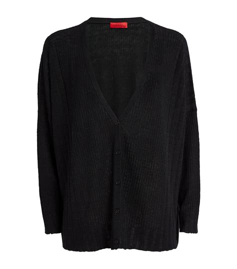 Womens Maxandco Black Oversized Cardigan Harrods Uk