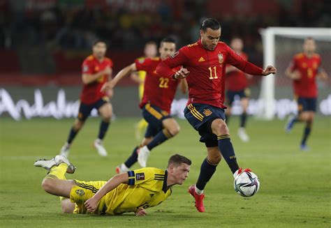 Clasificación Mundial 2022 España Suecia resumen resultado y goles