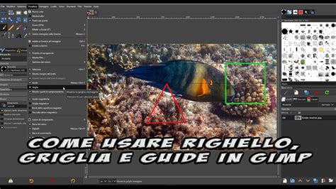 Come Usare Righello Guide E Griglia Di GIMP YouTube