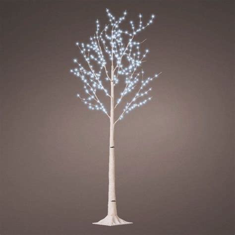 Bouleau Lumineux Wills Micro Led H Cm Blanc Froid Sapin Et Arbre