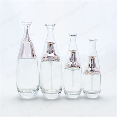 Transparent High Quality Empty Custom Glass Atomizer Perfume Bottle