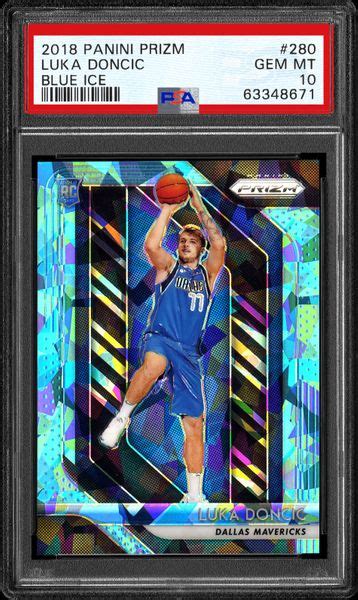 2018 Panini Prizm Luka Doncic Blue Ice Psa Cardfacts®