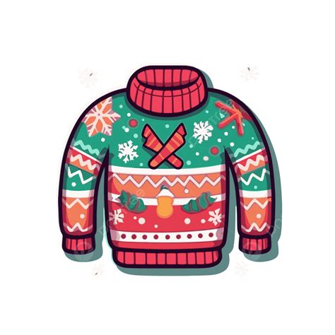 Pull De Noel Moche Gratuit PNG Autocollant Clipart Laid 45 OFF