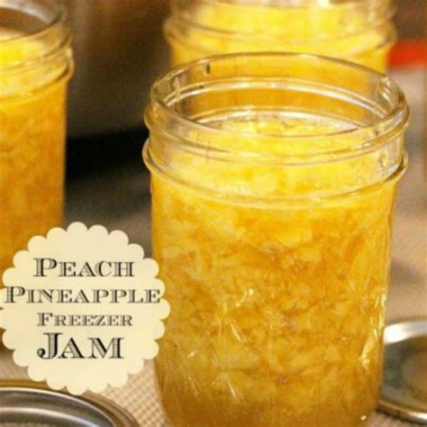 Easy Peach Pineapple Freezer Jam Melissassouthernstylekitchen