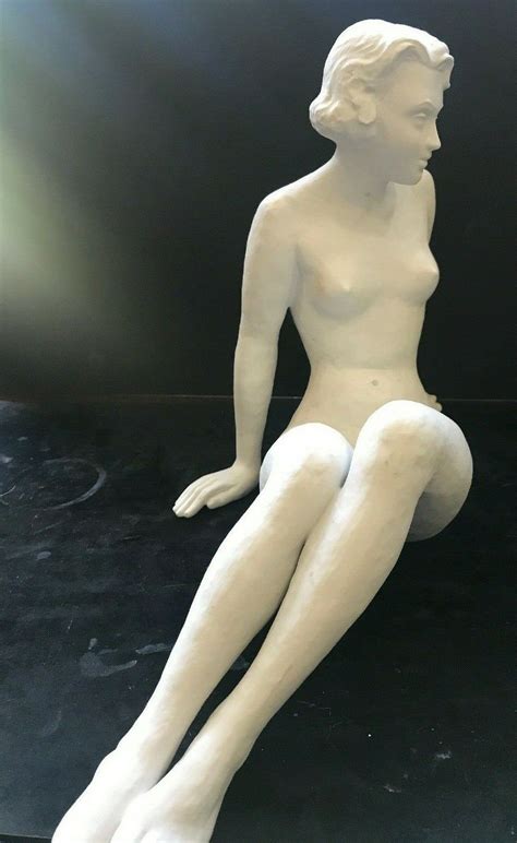 Huge White Rosenthal Reclining Nude Bisque Porcelain Figurine Etsy