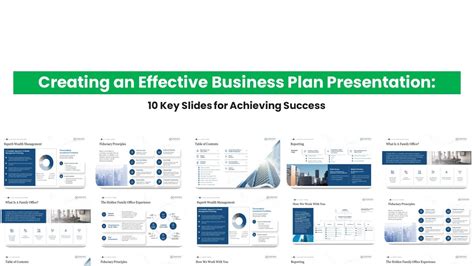 Creating an Effective Business Plan Presentation: 10 Key Slides for ...