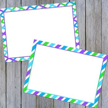 Cool Colors Boom Cards Borders By Terbet Lane Tpt