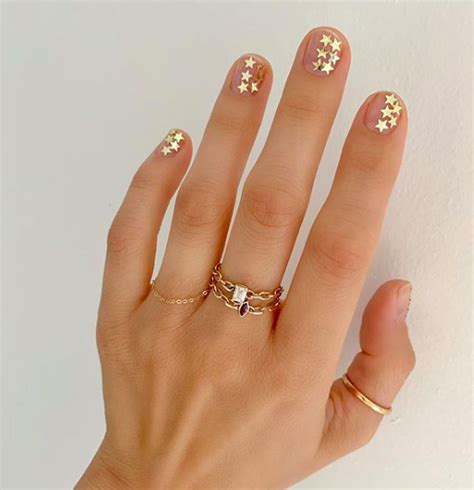 Boho Nails Aycrlic Nails Star Nails Nail Manicure Cute Nails