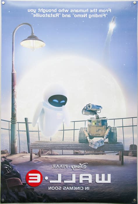 Wall E One Sheet Advance Bench Style Usa