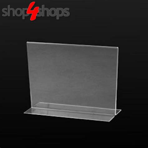 A4 Landscape Acrylic Sign Holder Double Sided