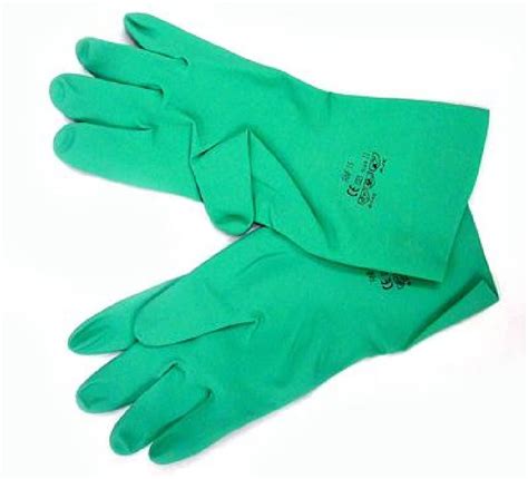 Nitri Safe Chemical Acid Resistant Nitrile Hand Gloves Gloves For