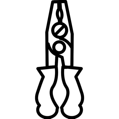 Pliers Hand Tool Outline Vector Svg Icon Svg Repo