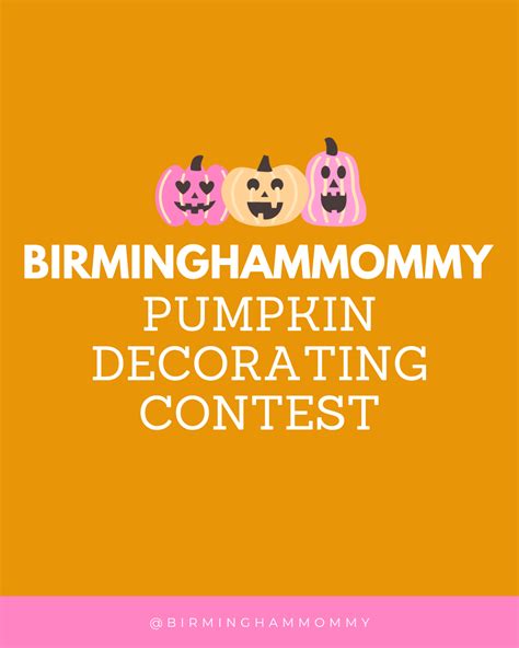 2023 Pumpkin Decorating Contest - Birmingham Mommy