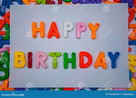 Happy Birthday Block Letters Printable