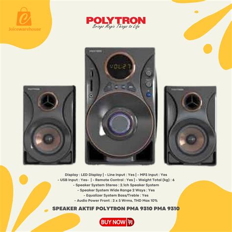 Speaker Aktif Polytron Pma 9310 Pma 9310 Lazada Indonesia