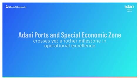 Karan Adani On Linkedin Adani Ports And Sez Achievements 48 Comments