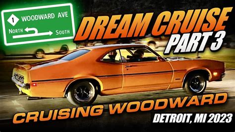 Detroit Cruising On Woodward Ave American Muscle Mustang Fairlane