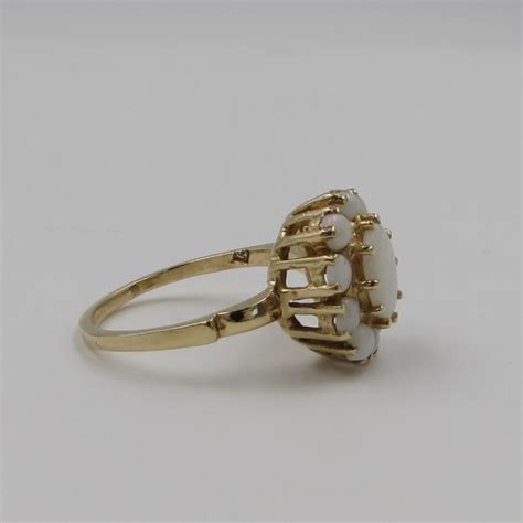 Vintage 14 Karat Yellow Gold Opal Ring - S & K Ltd.