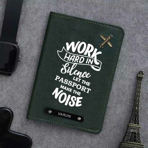 Personalized Passport Cover With Quotes Homafy