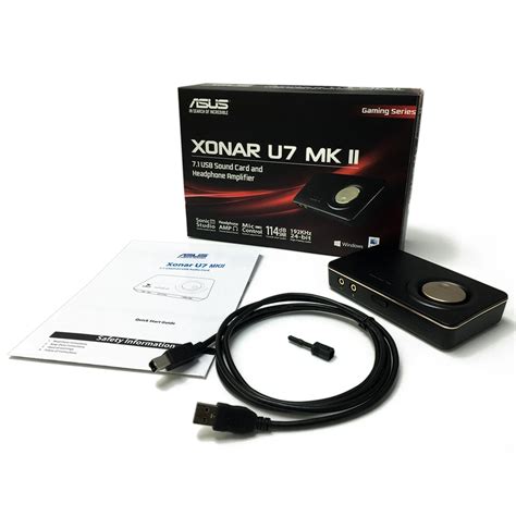 Asus Xonar U Mkii Kanal Usb Hd Db Gaming Ses Kart Gaming Gen Tr