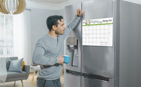 Calendar 2024 2025 Magnetic Calendar For Fridge Runs From July 2024