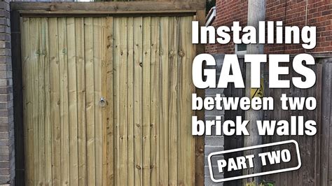 Brick Fence Gate