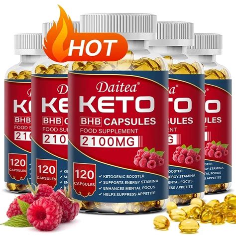 Daitea Keto Bhb Softgels Mg With Mtc Raspberry Healthy