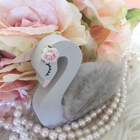 Swan Nursery Decor Swan Princess Swan Lake Swan Shelfie Etsy Swan