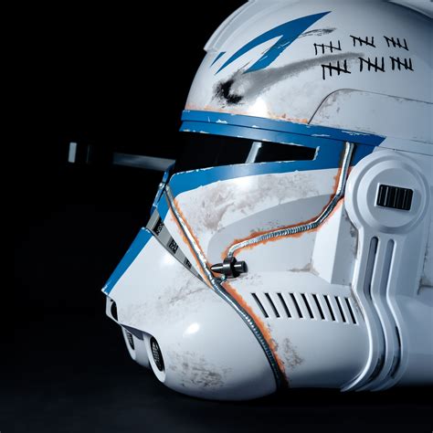 Star Wars Ahsoka R Plique Du Casque De La S Rie Black Captain Rex