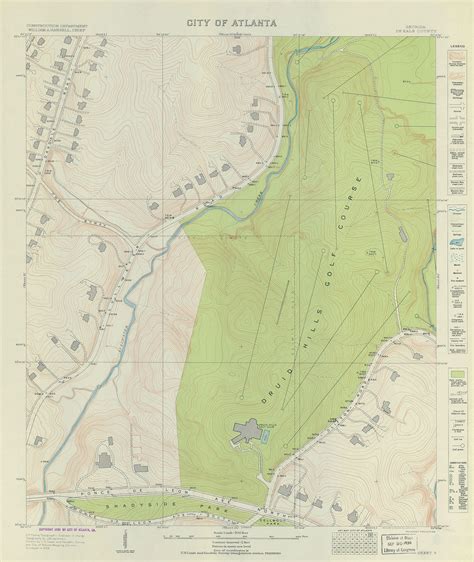 Dekalb History Center Archives Map Collection Dekalb County Georgia