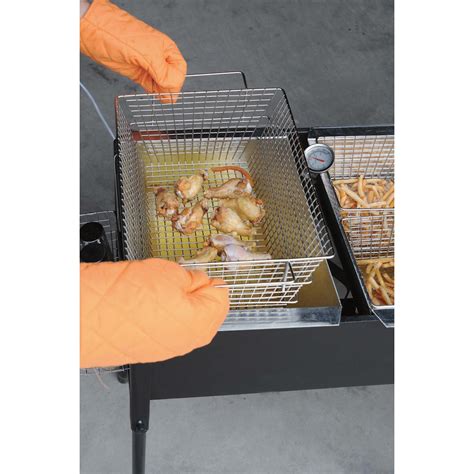 Three Basket Deep Fryer | www.kotulas.com | Free Shipping | Deep fryer, Fish fryer, Basket