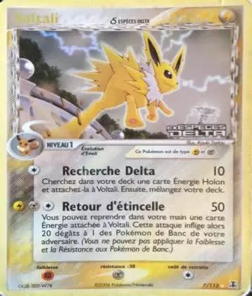 Voltali Ex Esp Ces Delta Carte Pokemon