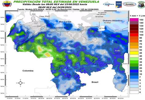 Inameh Prev Lluvias De Intensidad Variable Sobre La Mayor Parte Del