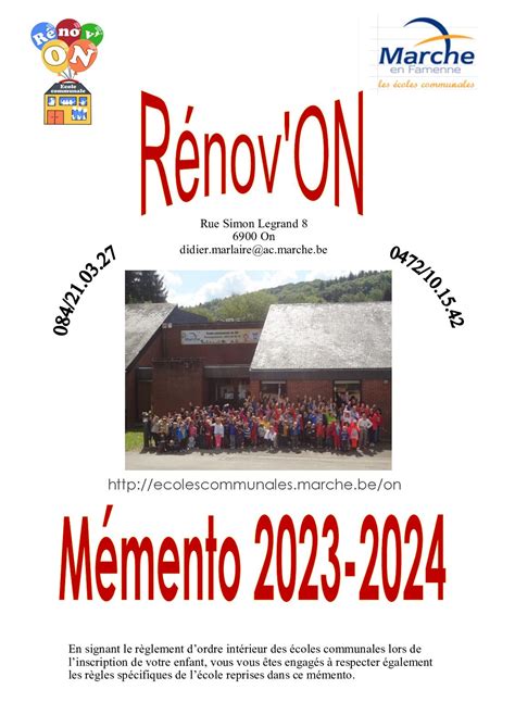 Calaméo Mémento De On 2023 2024