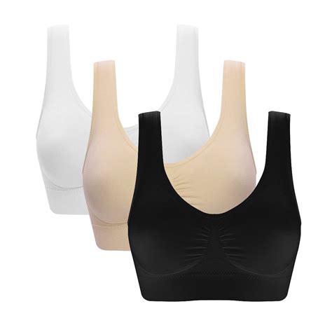 Double Women Plus Size Strapless Bra Bandeau Tube Removable Padded Top