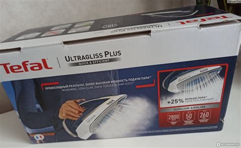 Утюг паровой Tefal Ultragliss Plus FV6812E0 - «Мощный, стильный, много ...
