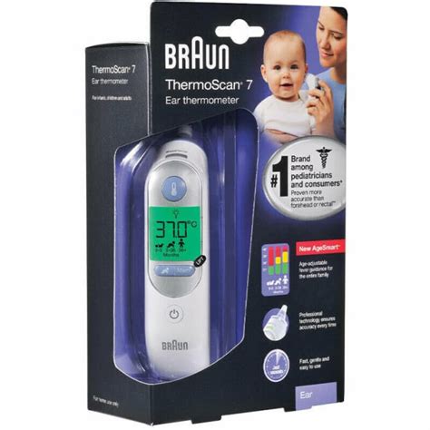 Braun Thermoscan Ear Thermometer Clear Age Newborn Above Peekaboo