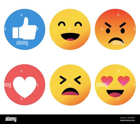 Emoticons Gesetzt Emoji Gesichter Emoticon L Cheln Digitale Smiley